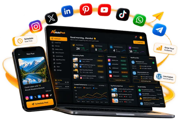 A4AutoPost Social Media Automation Dashboard and Multi-Platform Scheduler